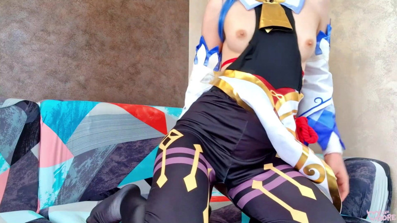 Lina Moore: Genshin Impact Ganyu fucking her pussy