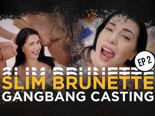 X DVD Collectors Club: Slim Brunette Gangbang Casting