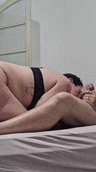 Cuckold Husband Films Wife Carol Getting Destroyed by Her Lover in Bed
