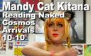 Cosmos naked readers: Mandy Cat Kitana Reading Naked the Cosmos Arrivals 1