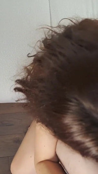 Maisha in a Sports Outfit Gets a Hard Cock to Suck. at the End, She Got a Copious Cumshot on Her Sweet Lips.