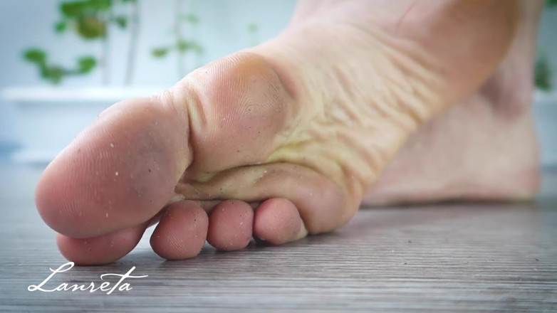 Lanreta: Kaki dan kaki super closeup