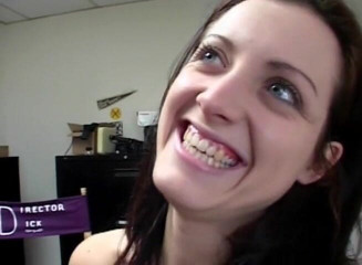 Babehood: Amazing girl has her mouth sprayed with semen