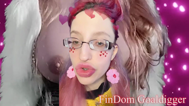 FinDom Goaldigger: Симпатичная девушка-шлюшка преображения