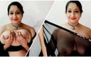 FantacyCouple: Sexy Bhabhi Fucked in Hot Black Saree