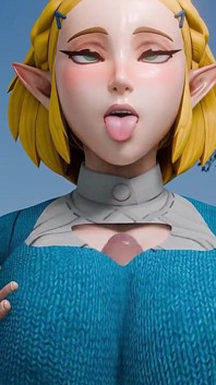Princess Zelda Ahegao Titjob POV Rule34