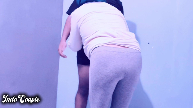 Indo Couple: Дівчина в хіджабі, справжня мусульманська пара трахається