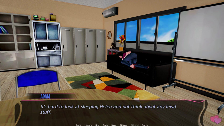 3D Cartoon Porn: Murmur 3 - Адам массажирует груди своей учительницы, Helen