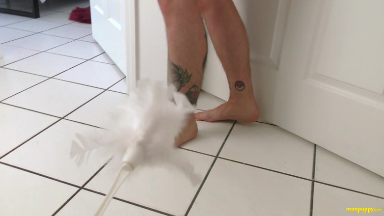 Man Puppy: Took &amp; Tickled Tirelessly!