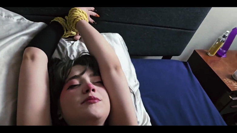 DemonicDivine: Sexy Ahegao Catgirl Bondage - atada a un vibrador y follada