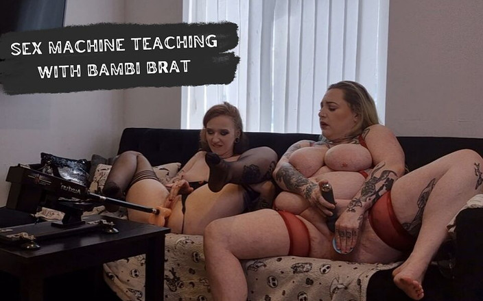 Tattooedsammie: 的bambi brat教samantha如何使用性爱机器