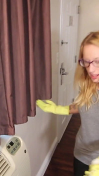 Angry Blonde White Girl Confronts Black Guy Upstairs and Gets Dicked Down Rough and Hard