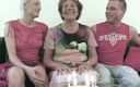 Sextermedia by Pete: Stara babcia zerżnięta w niemieckim trójkącie