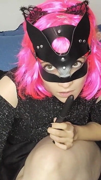 My Pussy Mask Makes Me so Naughty! I'm Touching Myself Now