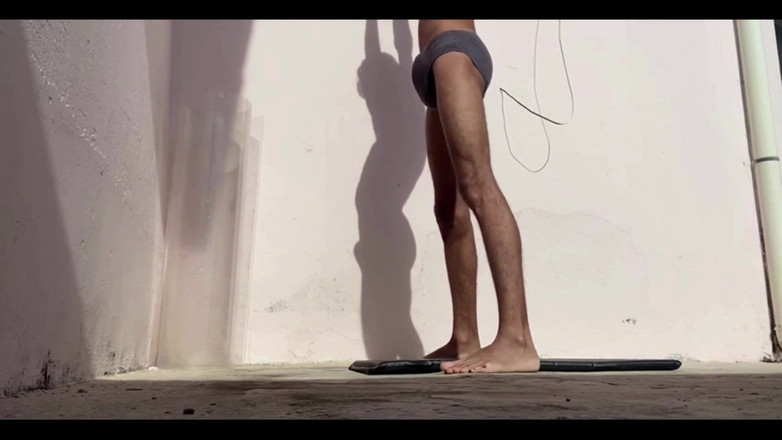 arabeputo: 흥분한 아침에 스트레칭.