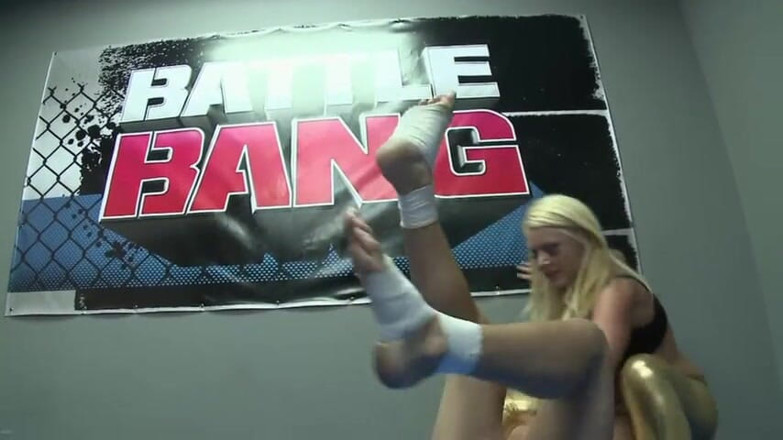 Kinky Angels: Busty blonde babe gets fucked in her both holes