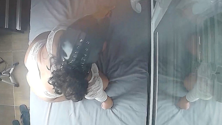 Minhaesposaparaoutro: Prawdziwa rogacz para zamaskowana teściowa w bieliźnie dokucza nieznajomym na...