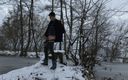 Idmir Sugary: Romantic Frozen Lake Jerking off
