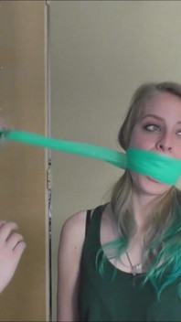 Luna Grey & Violet Haze - gag party HD