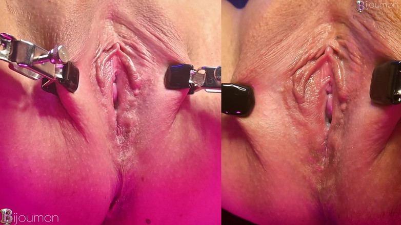 Bijoumon: Kıskaçlı açık / amcığını gizleyecek bir yer yok (obs10)