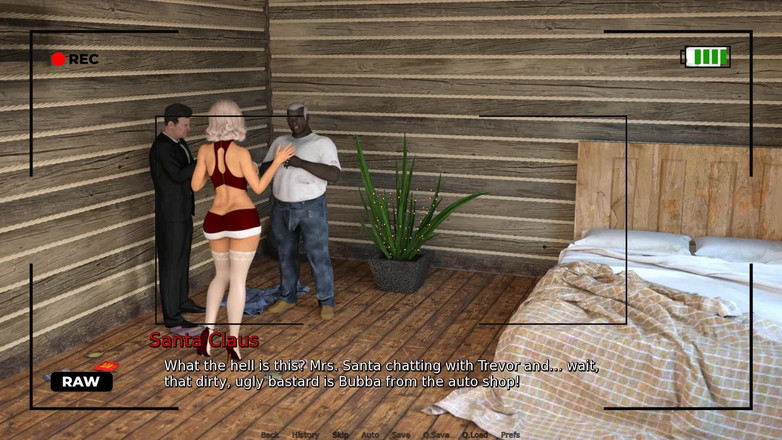 Dirty GamesXxX: Laura Christmas 2025: il cornuto Babbo Natale guarda le cose sessuali...