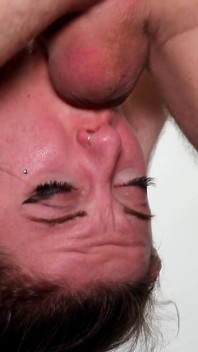 I own her throat! Face fuck throat pie version A