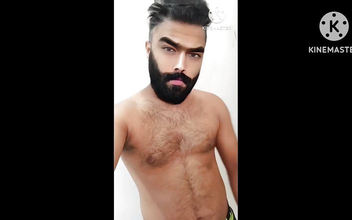 Desi__Panda: Desi indiano peloso palestra ragazzo grande cazzo sborrata grande corpo...