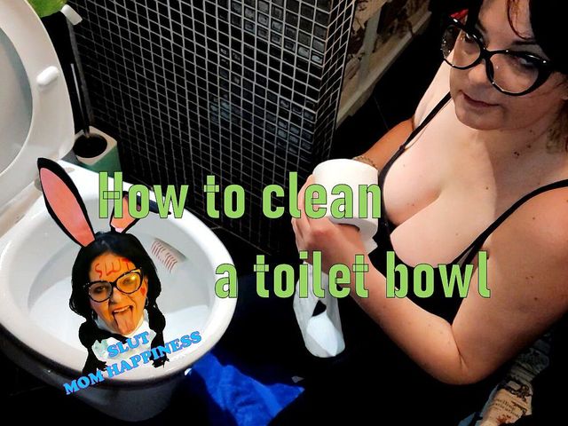 How to clean a toilet bowl (Fuck me like you hate me)