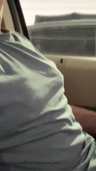 Flashing My Hard Cock in My Car