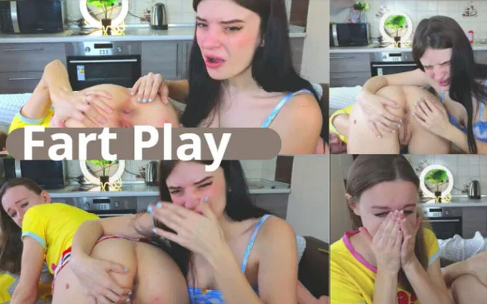 MargoAlisa: 앨리스에게 후장 냄새를 맡지 말라고 부탁하는 마고하지만 멈출 수 없어