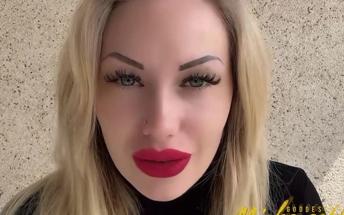 Goddess Misha Goldy: Ich habe riesige Kontrolle über deinen Geist und deinen Schwanz, vor...