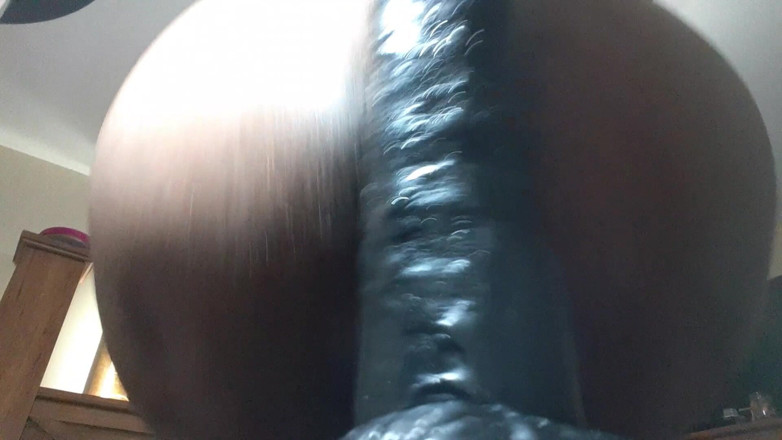 Truestarr: Sitting on Monster Cock as It Burst in My Guts