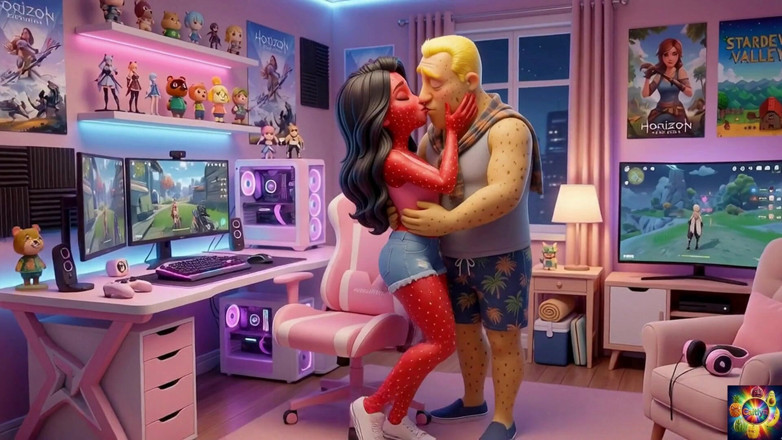 Caitlynvx: Gamer Room Late Night Romance - Ai Hentai Asmr