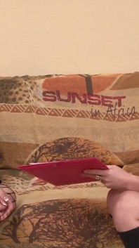 Two horny redheads have fun with dildo