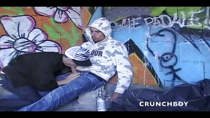 Crunch Boy: Sexy straight man fucking a twink in exhib outdoor
