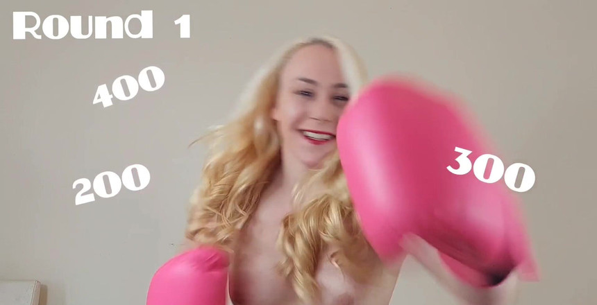 Michellexm: Boxing sex videohra Humiliaiton You Are patetický slabý muž.