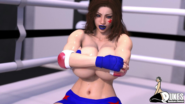 Dukes Hardcore Honeys: Hrubá zápasnice se setká se svým sexuálním zápasníkem a dva...