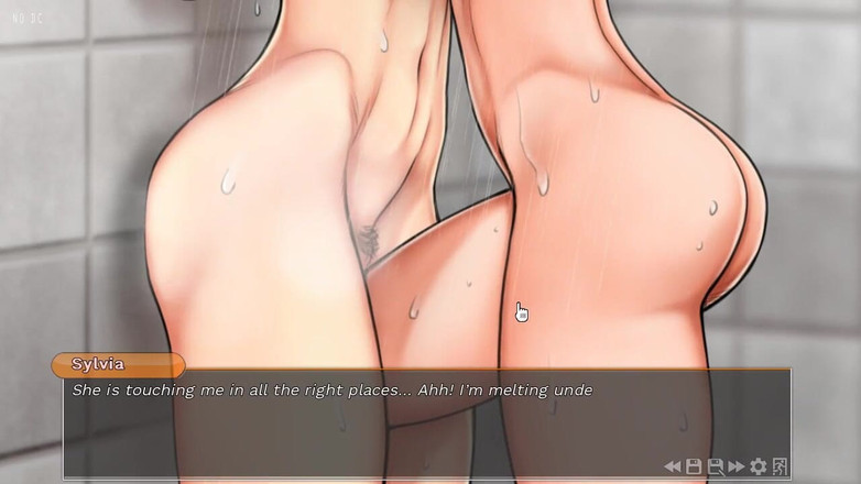 Miss Kitty 2K: Sylvia - 11 lesbian di kamar mandi