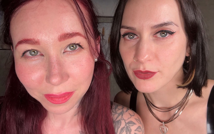 Miss Flora: Double Green Eye Gazing with Goddess Esluna Love