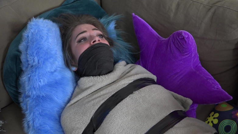 Restricting Ropes: Luna Grey - encased blanket