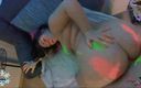 Billy Frost: German Couple Fucks Like Crazy in Neon Light