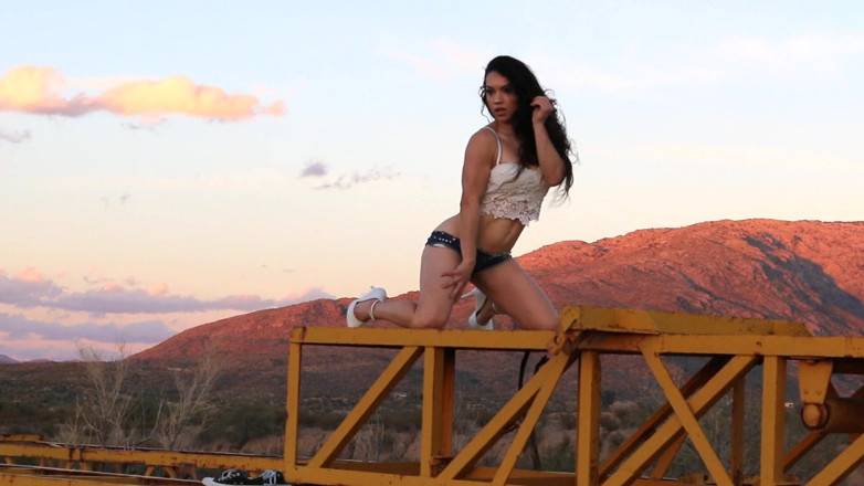 Pervy Studio: Sunset photoshoot footage