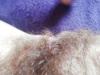 Cute Blonde 666: Extreme close up big clit orgasm intense clitoris stimulation
