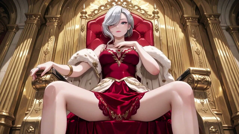 Tay Swift X: Silver Queen on the Golden Throne! Red Silk, Lazy Gaze,...