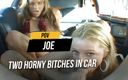 POV JOE: One Limo one cock and 2 horny bitches in Hawaii