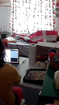 Stepfather on the Stepdaughter While Doing Homeoffice