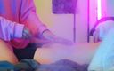 Kinky home: Handjob for femboy with smoke - V.2