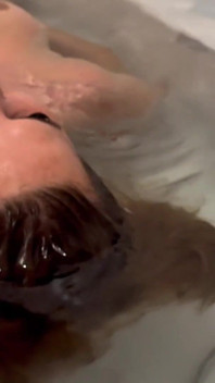 Hair Floating on Water Close up