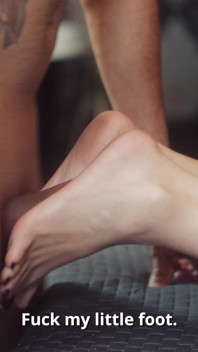Rave Girl with Her Submissive in a Footworship Scene and Footjob with Facesiting