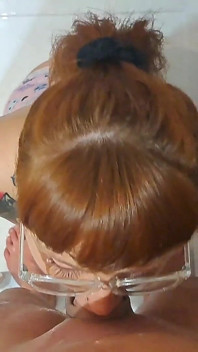 Piss Blowjob Witb Slutty Redhead